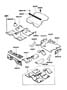 Diagram FLOOR MAT & PADS for your Mazda
