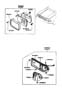 Diagram FRONT & SIDE LAMPS for your 2017 Mazda 3 Touring Hatchback 2.0L SKYACTIV M/T