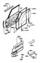 Diagram FRONT DOOR (SEDAN) for your 1993 Mazda Miata