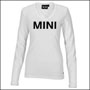 Image of MINI Ladies' Wordmark Long-Sleeve White - XX-Large image for your MINI