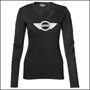 View MINI Ladies' Logo Long-Sleeve Tee Black - Small Full-Sized Product Image 1 of 1