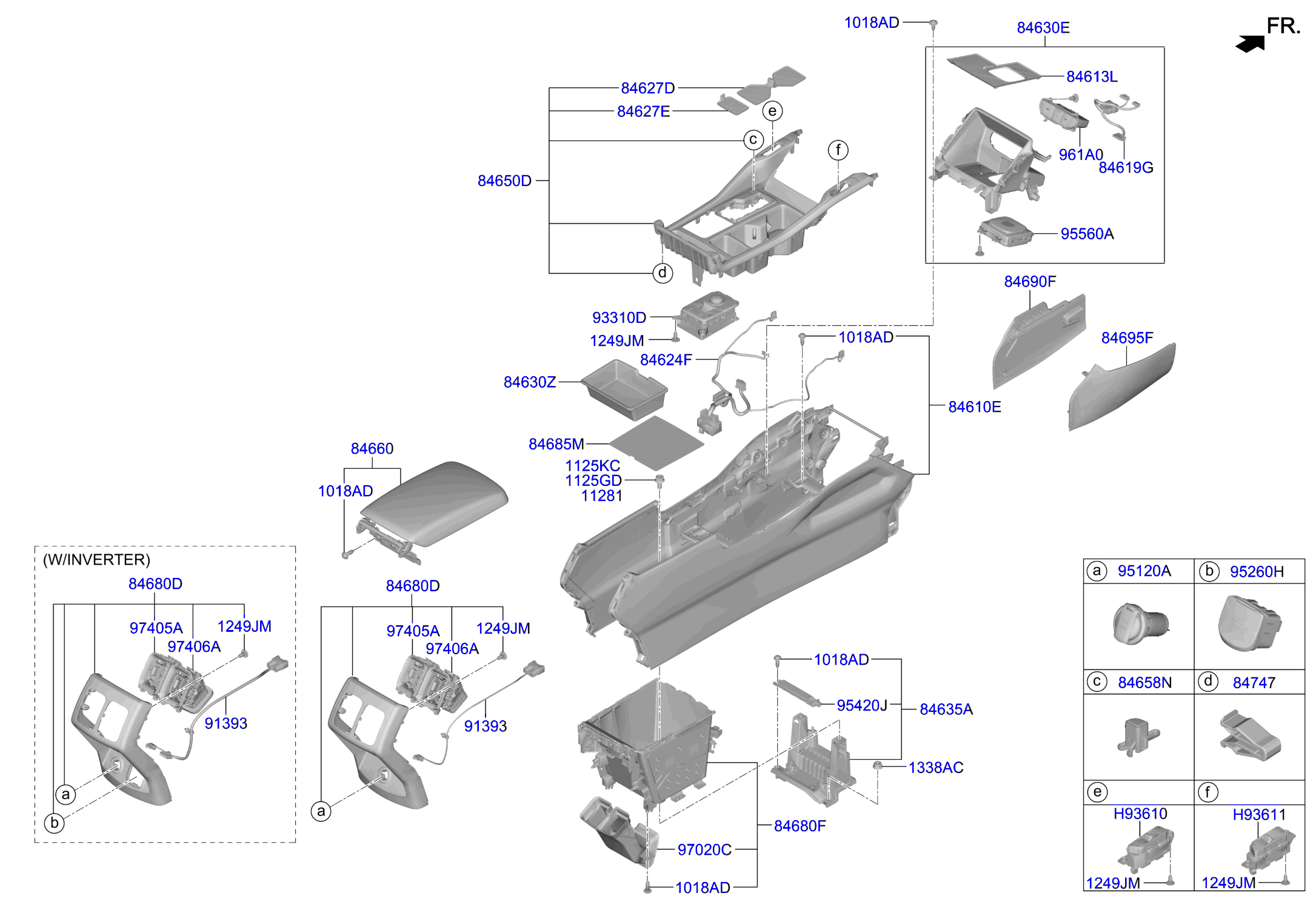 Full size assembly image of CONSOLE (1/1)