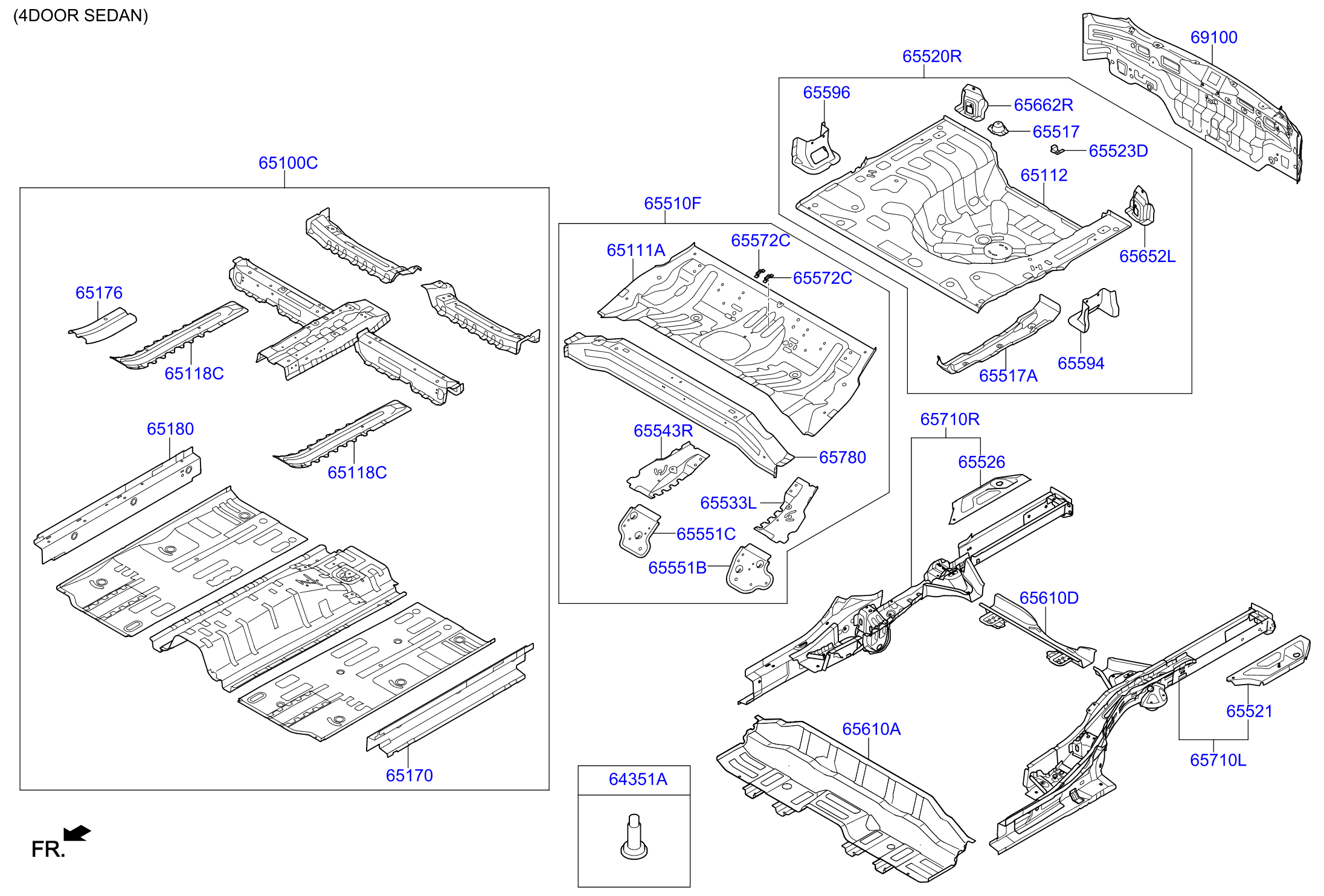 Full size assembly image of FLOOR PANEL (1/3)