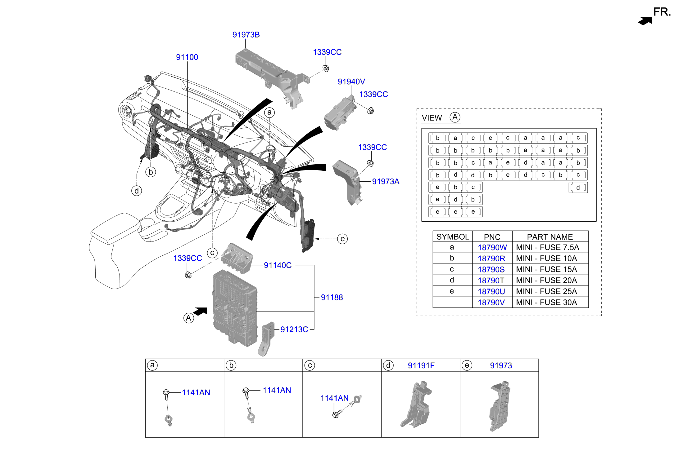Full size assembly image of MAIN WIRING (1/1)