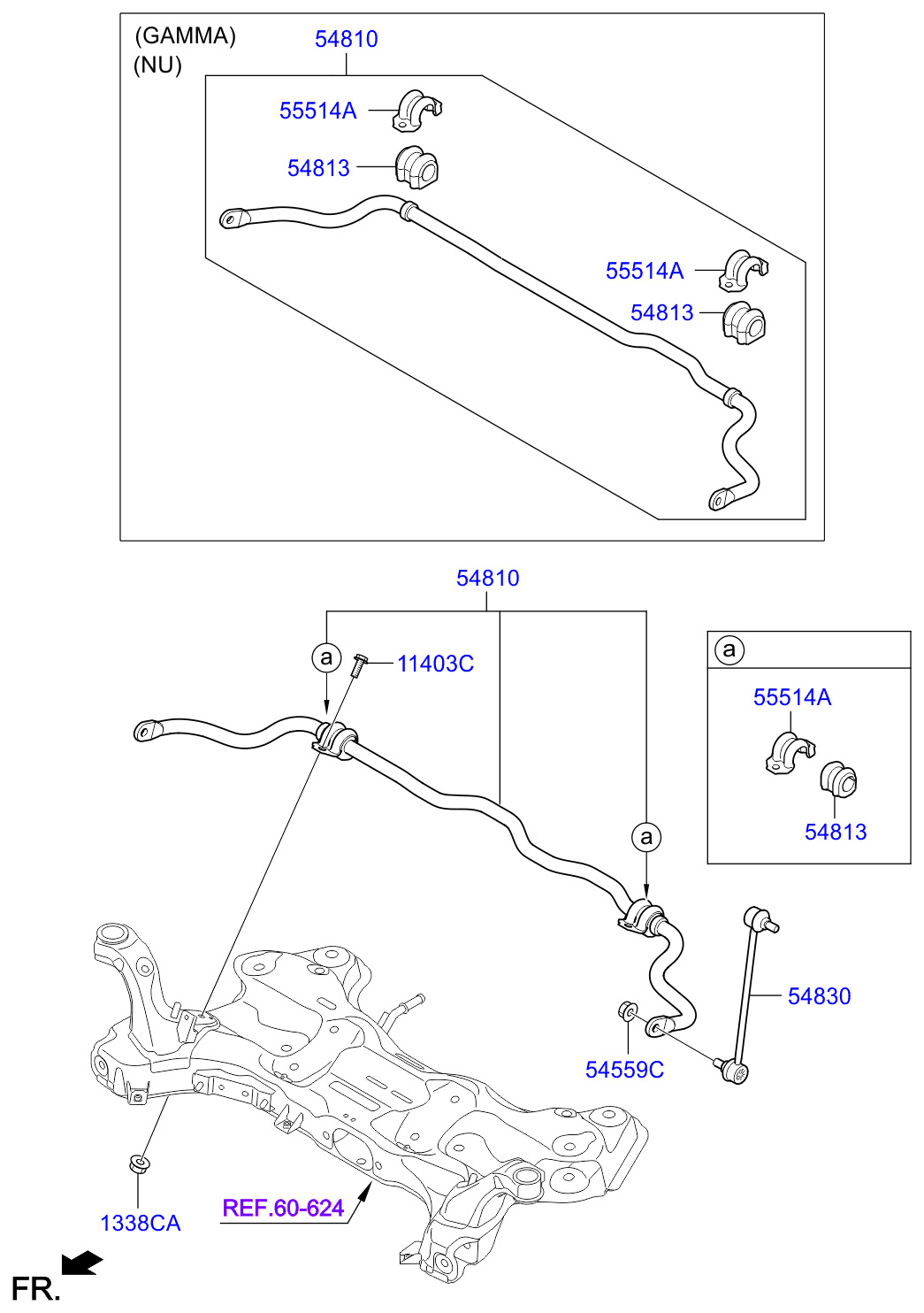 Full size assembly image of FRONT SUSPENSION CONTROL ARM (1/1)
