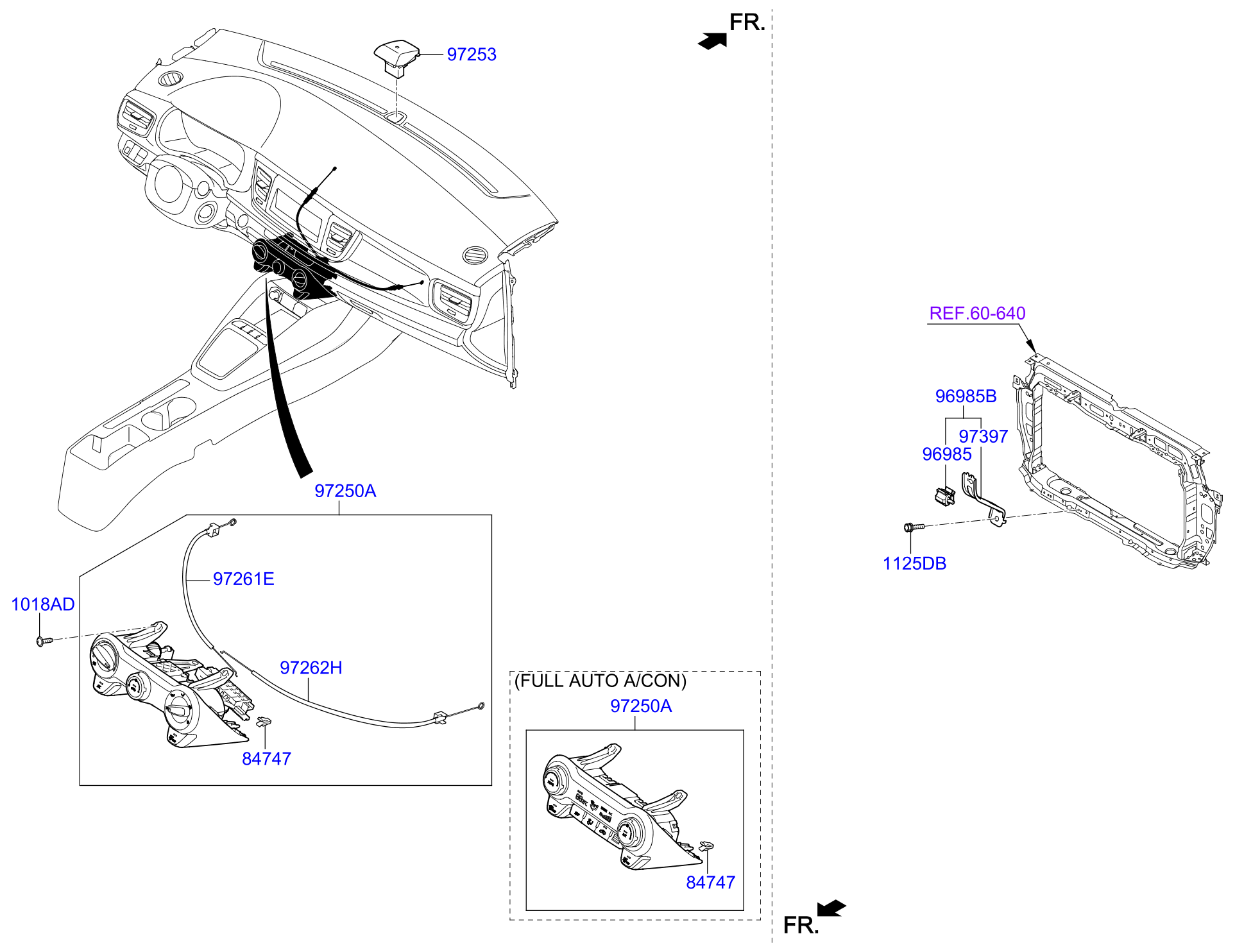 Full size assembly image of HEATER SYSTEM-HEATER CONTROL (1/1)