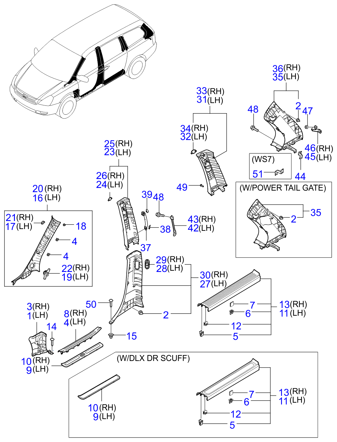 Full size assembly image of INTERIOR SIDE TRIM (1/1)