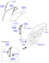 REAR DOOR WINDOW REGULATOR & GLASS (1/1)