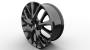 Image of WHEEL. Aluminum. Front or Rear. [20X8.0 Black Noise Alum. image for your 2015 Dodge Journey   