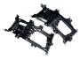 Image of BRACKET KIT. Bumper. [Black Front Bumper]. image for your 1998 Dodge Ram 1500   