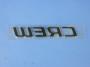 Image of NAMEPLATE. Crew. [Crew Badge]. image for your Chrysler 300 M 