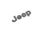 Image of NAMEPLATE. Grille. Jeep. [Glossy Black Jeep. image for your 2024 Jeep Wrangler   