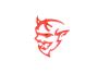 View NAMEPLATE. Fender. Demon. Left.  Full-Sized Product Image