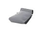 Image of COVER. FRONT SEAT CUSHION. [Black/Diesel Gray]. image