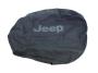 Image of Tire Cover. Gray Jeep« brand logo on. image for your Fiat
