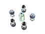 Image of Wheel Locks. One-piece Wheel Lock Kit. image for your 2006 Jeep Wrangler 4.0L Power Tech I6 M/T 4X4 Unlimited Rubicon 