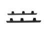 View Cab Length Painted Running Boards, Quad Cab, Matte Black Full-Sized Product Image