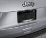 Image of License Plate Frame. Satin Black License. image for your Jeep