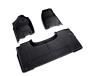 Image of All-Weather Floor Mats, Front & Rear -- Crew (Black -- Rebel). All-weather Floor Mats. image for your Jeep