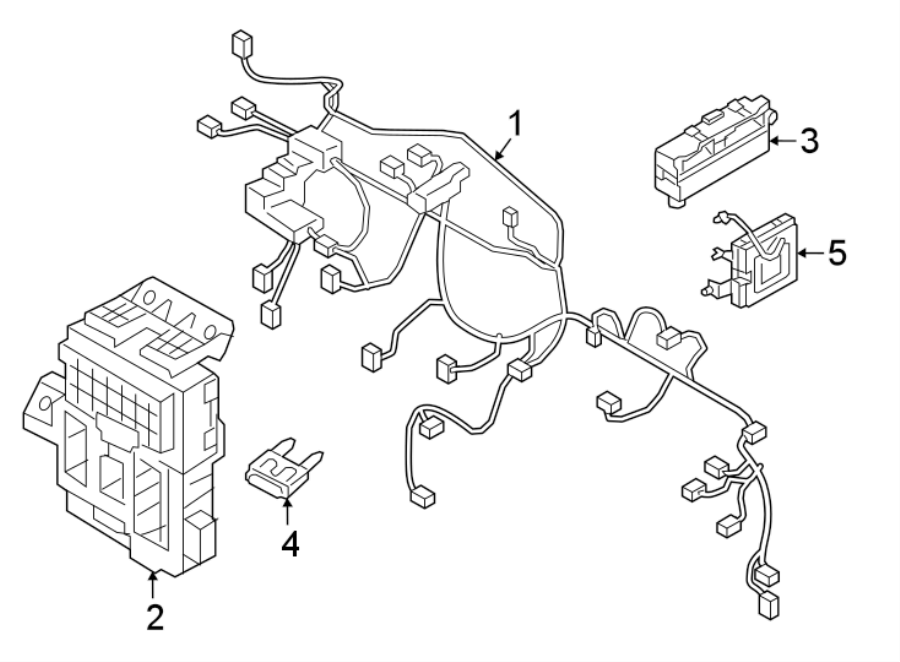 Diagram WIRING HARNESS. for your Hyundai