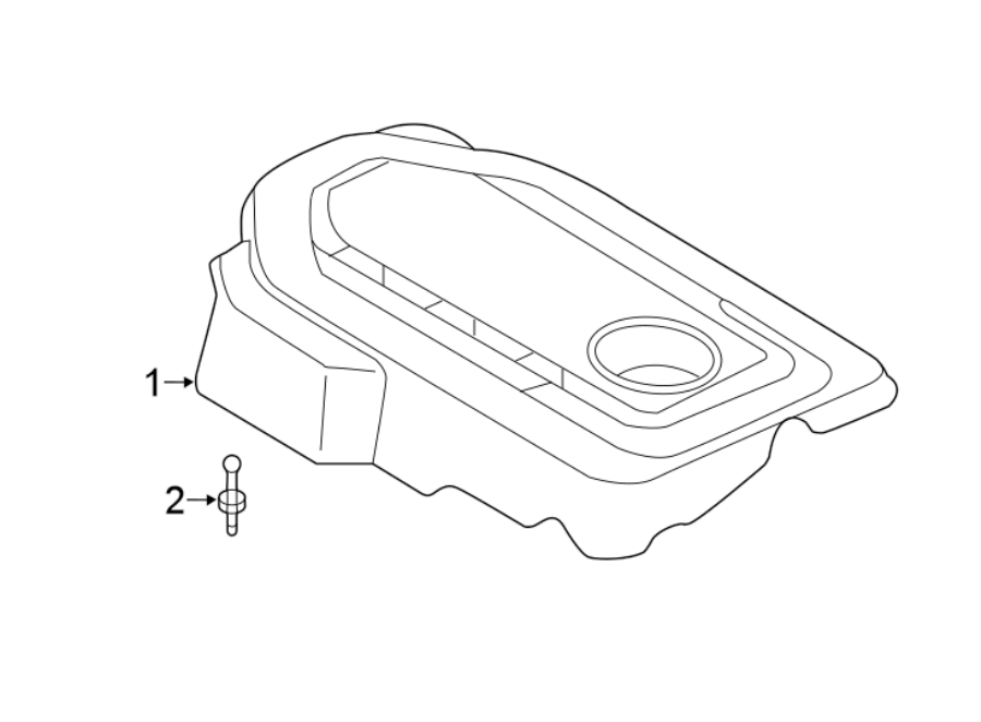 Diagram ENGINE APPEARANCE COVER. for your Hyundai