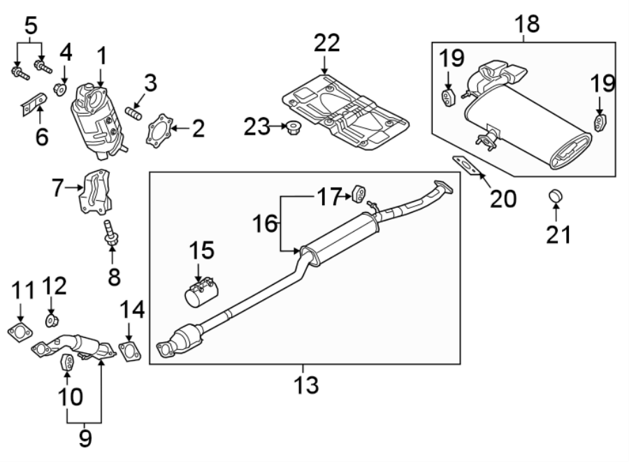 15EXHAUST SYSTEM. EXHAUST COMPONENTS.https://images.simplepart.com/images/parts/motor/fullsize/1002295.png