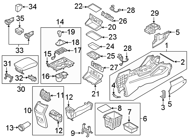Diagram Console. for your 2009 Hyundai Elantra   