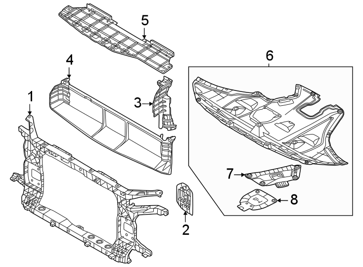 3Radiator support.https://images.simplepart.com/images/parts/motor/fullsize/1003035.png