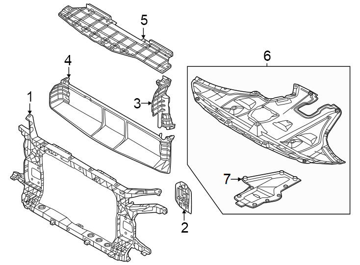 1Radiator support.https://images.simplepart.com/images/parts/motor/fullsize/1003037.png