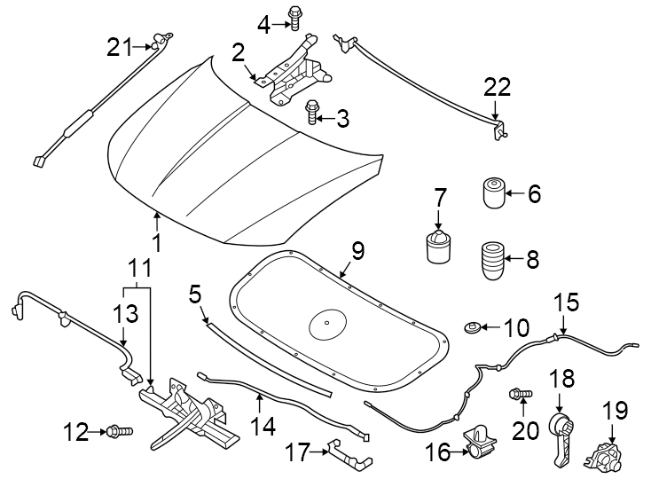 1Hood & components.https://images.simplepart.com/images/parts/motor/fullsize/1003142.png