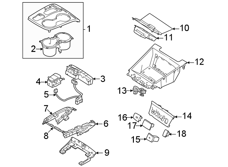 Diagram Console. for your 2009 Hyundai Elantra   