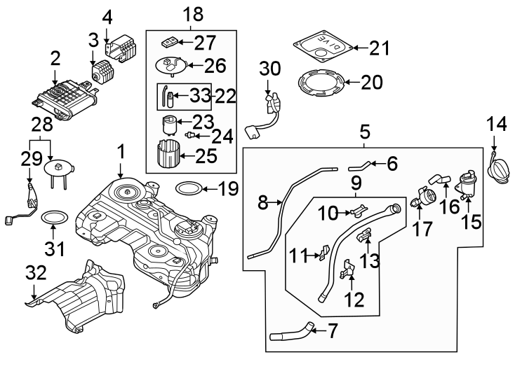 27Fuel system components.https://images.simplepart.com/images/parts/motor/fullsize/1003820.png