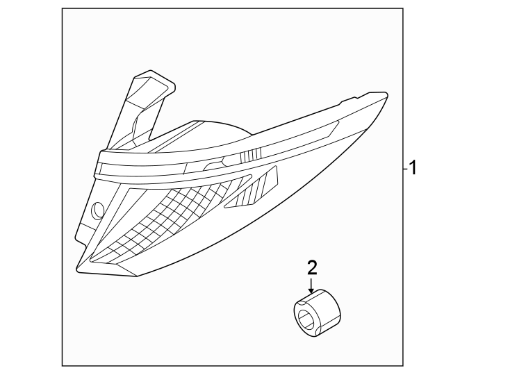 Diagram Rear lamps. Tail lamps. for your 2009 Hyundai Sonata   
