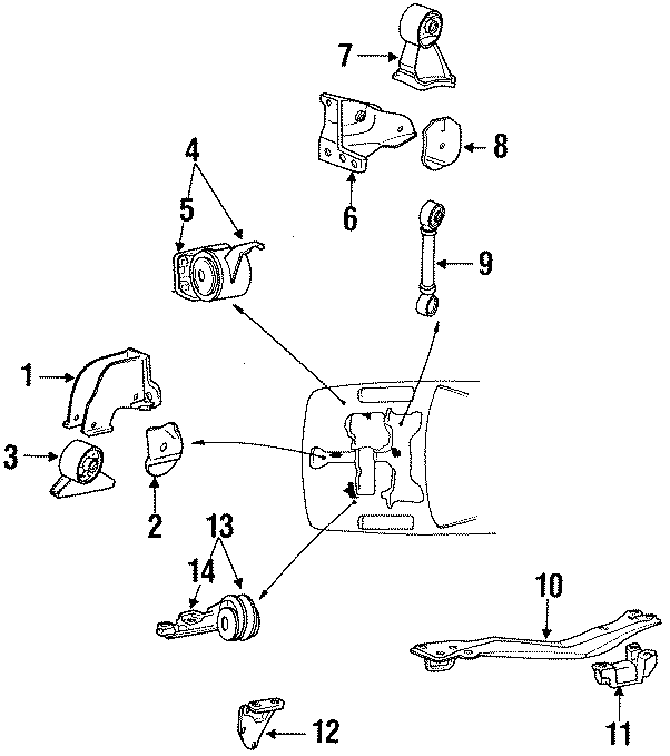 3ENGINE / TRANSAXLE. ENGINE & TRANS MOUNTING.https://images.simplepart.com/images/parts/motor/fullsize/1005126.png