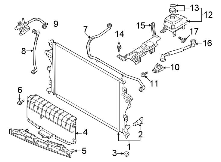 1Radiator & components.https://images.simplepart.com/images/parts/motor/fullsize/1006035.png