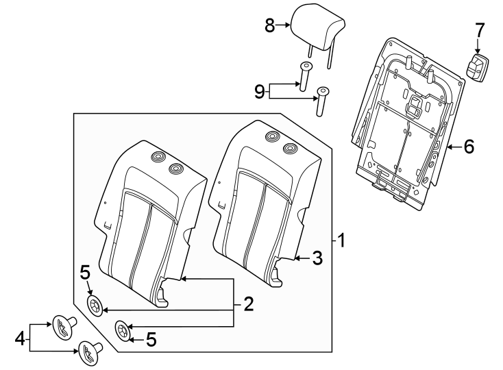 9Seats & tracks. Rear seat components.https://images.simplepart.com/images/parts/motor/fullsize/1006330.png