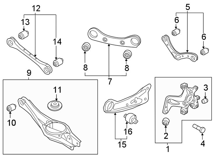 1Rear suspension. Suspension components.https://images.simplepart.com/images/parts/motor/fullsize/1006500.png