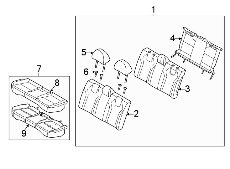 6Seats & tracks. Rear seat components.https://images.simplepart.com/images/parts/motor/fullsize/1008455.png