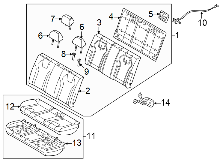 9Center. Fixed bench. Korea built. Outer. W/LEVER. W/O lever.https://images.simplepart.com/images/parts/motor/fullsize/1008457.png