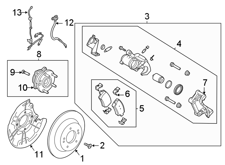 10Rear suspension. Brake components.https://images.simplepart.com/images/parts/motor/fullsize/1008675.png