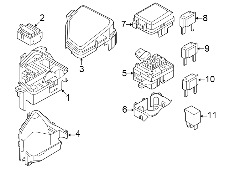 Diagram Fuse & RELAY. for your Genesis GV80  