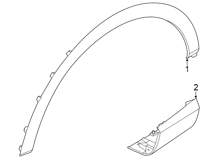 Diagram Fender. Exterior trim. for your Genesis