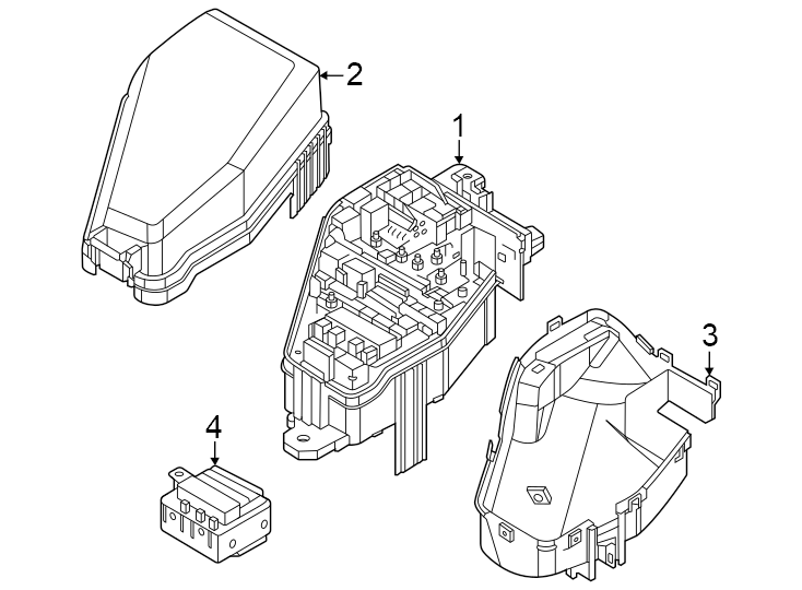 Diagram Fuse & RELAY. for your 2023 Genesis Electrified GV70   