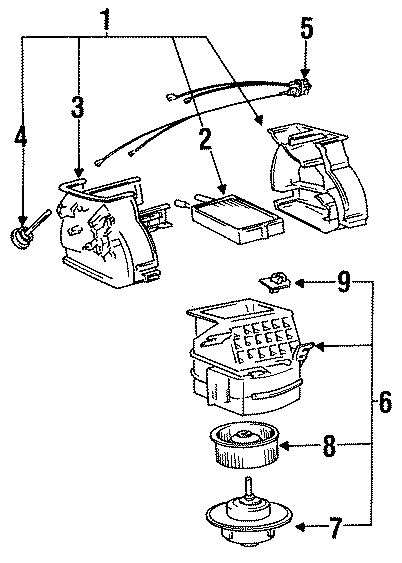 Diagram AIR CONDITIONER & HEATER. for your Hyundai