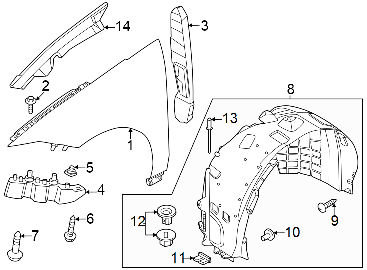 11Fender & components.https://images.simplepart.com/images/parts/motor/fullsize/1016090.png