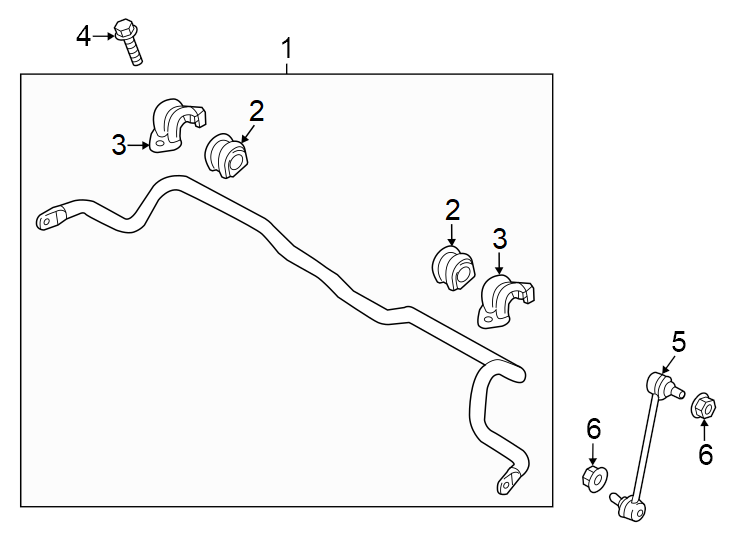 5Front suspension. Stabilizer bar & components.https://images.simplepart.com/images/parts/motor/fullsize/1016210.png