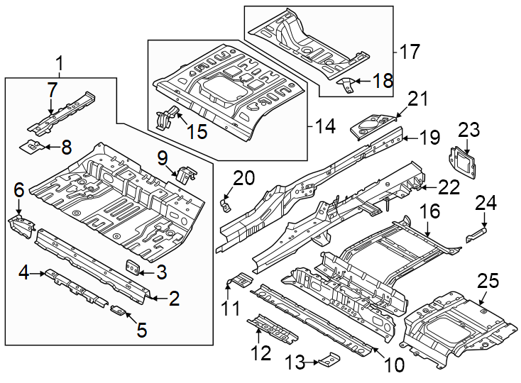 12Rear body & floor. Floor & rails.https://images.simplepart.com/images/parts/motor/fullsize/1016515.png