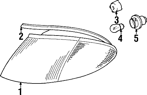 Diagram FRONT LAMPS. SIGNAL LAMPS. for your 2006 Hyundai Elantra   