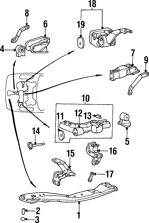 10ENGINE / TRANSAXLE. ENGINE & TRANS MOUNTING.https://images.simplepart.com/images/parts/motor/fullsize/1021155.png