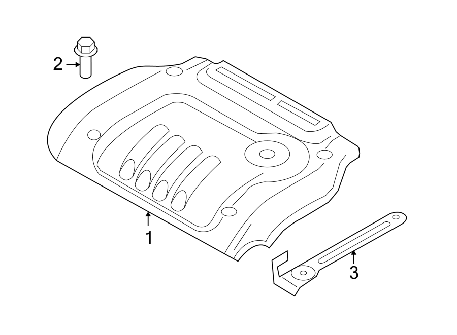 Diagram ENGINE / TRANSAXLE. ENGINE APPEARANCE COVER. for your 2007 Hyundai Tiburon  SE Coupe 